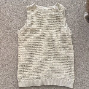 a new day Cream Knit Tank Top